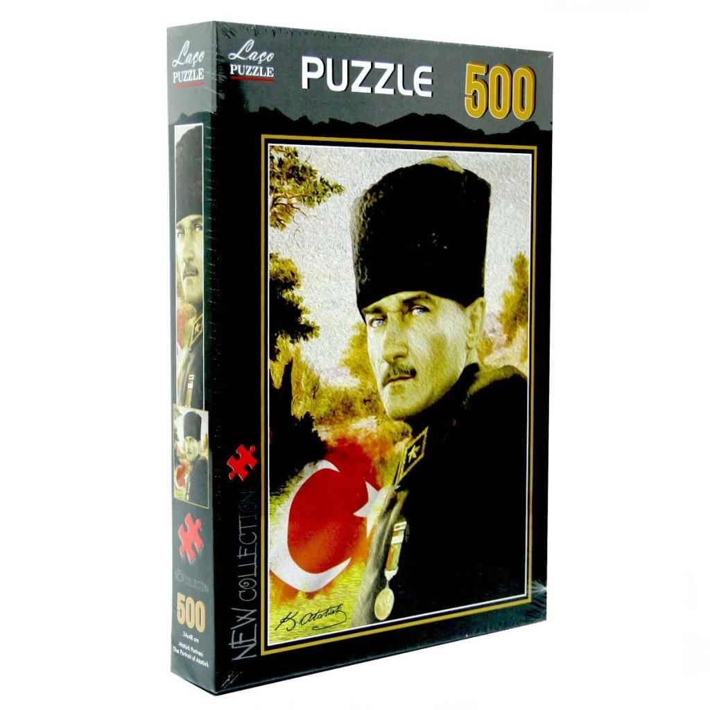 CLZ193 Nessiworld Atatürk Portre 500 Parça Puzzle