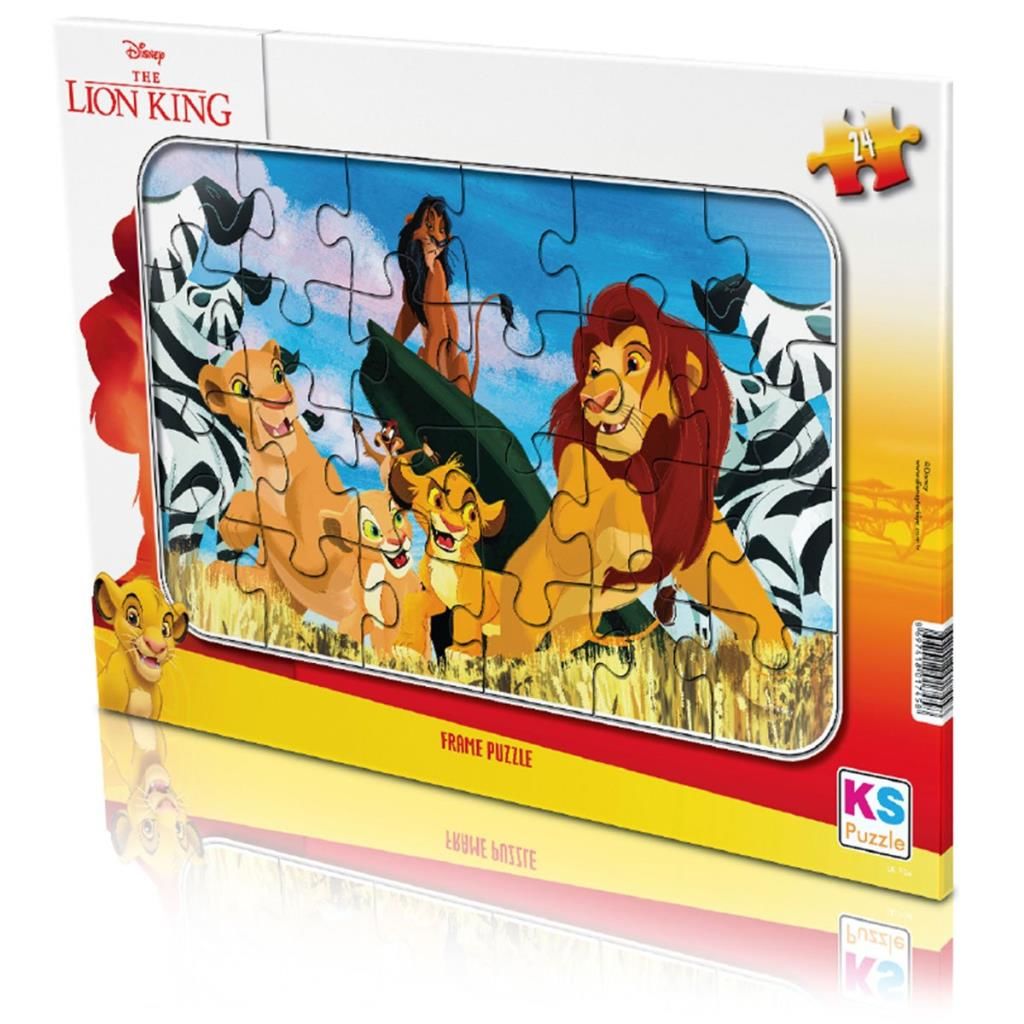 CLZ193 Nessiworld Lion King 24 Parça Frame Puzzle