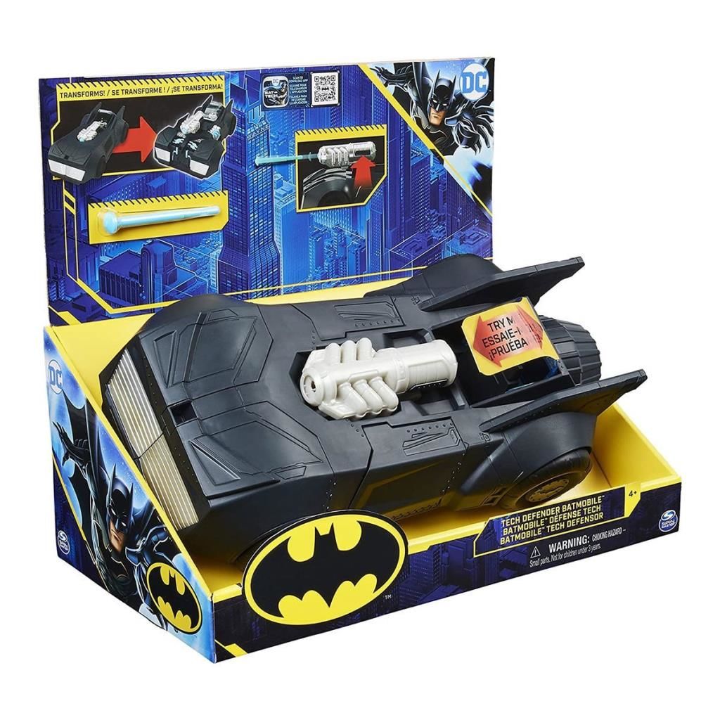 CLZ193 037676  Comics Tech Defender Batmobil -Spinmaster
