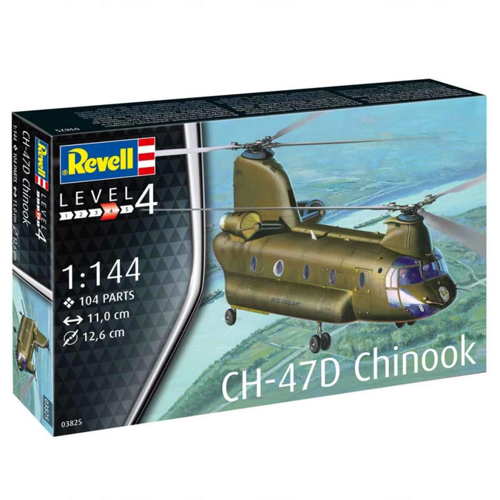 CLZ193 Nessiworld  1:144 CH-47D Chinook Model Seti 03825