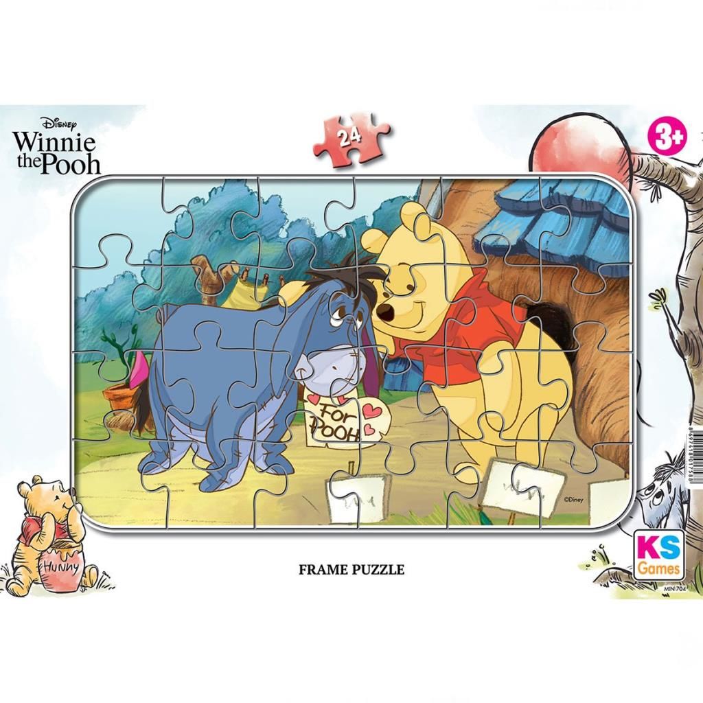 CLZ193 Nessiworld Winnie The Pooh 24 Parça Frame Puzzle