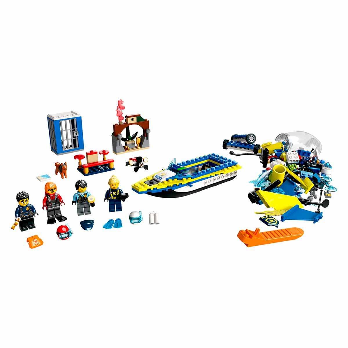 CLZ193 Lego  Su Polisi Dedektif Görevleri 60355