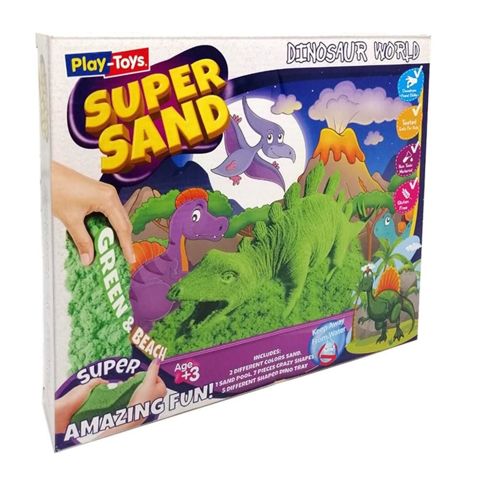 CLZ193 PlayToys Dinazorların Dünyası Oyun Kumu Super Sand