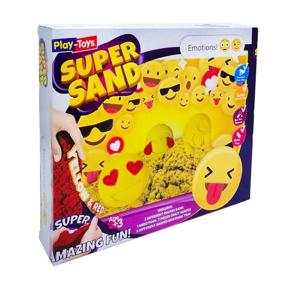 CLZ193 Play-Toys Emoji Oyun Kumu Süper Sand Seti