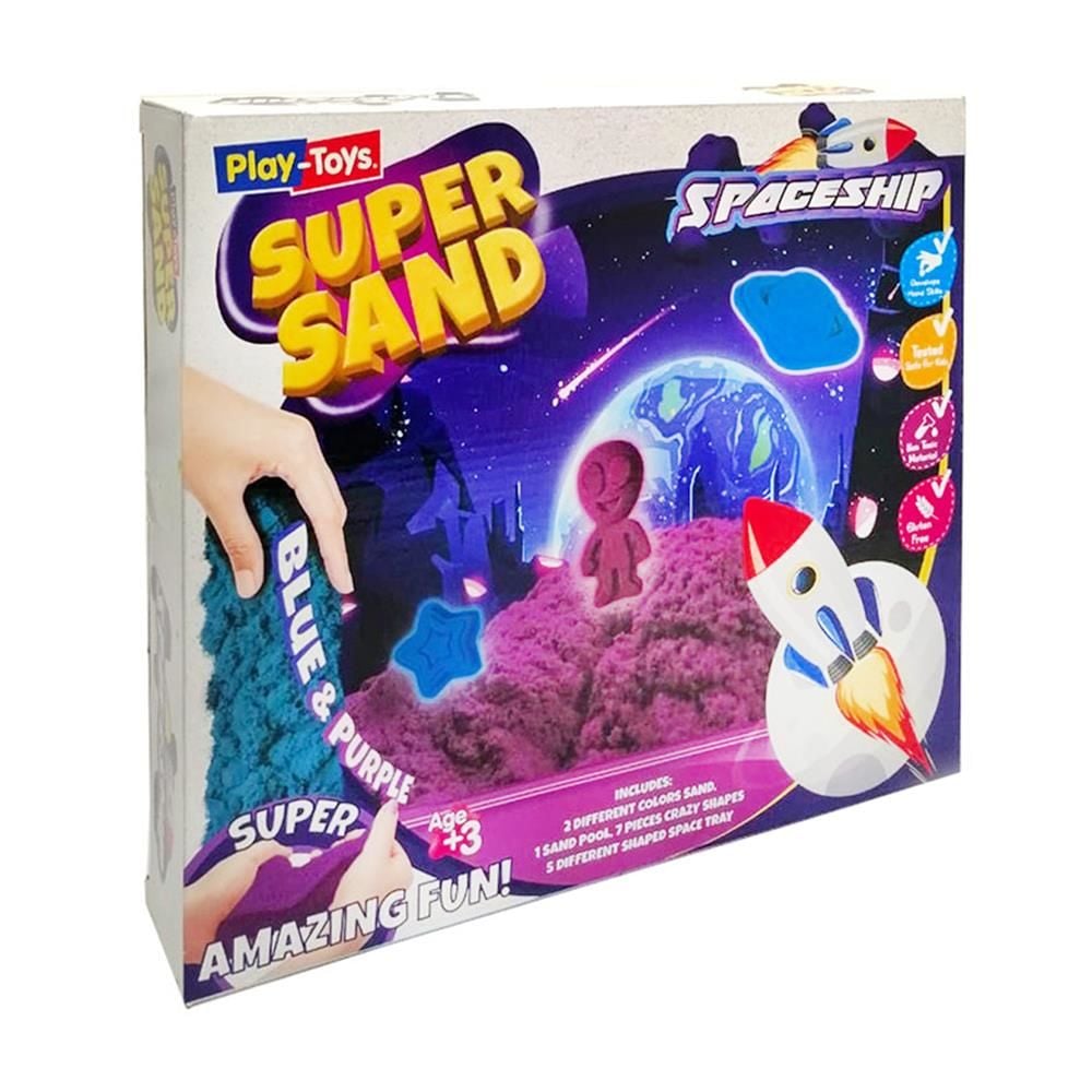 CLZ193 Play-toys Uzay Macerası Oyun Kumu Super Sand