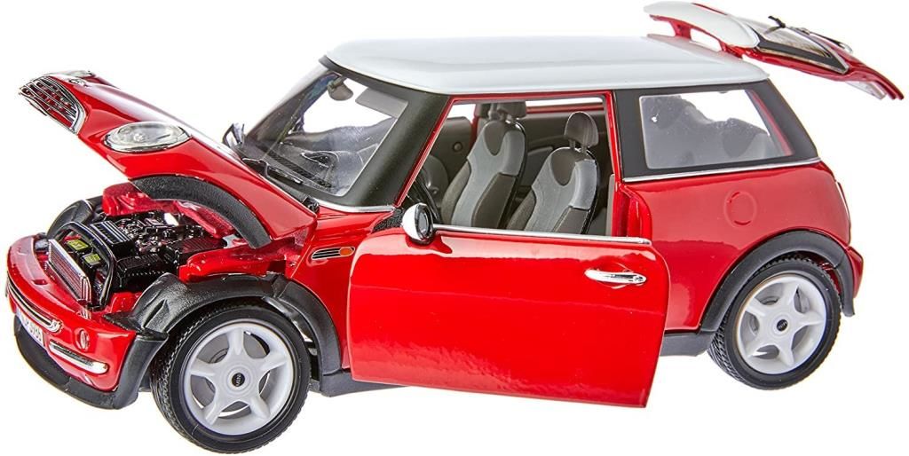 CLZ193 Nessiworld Bburago 1:18 Mini Cooper 2001 Kırmızı Model Araba