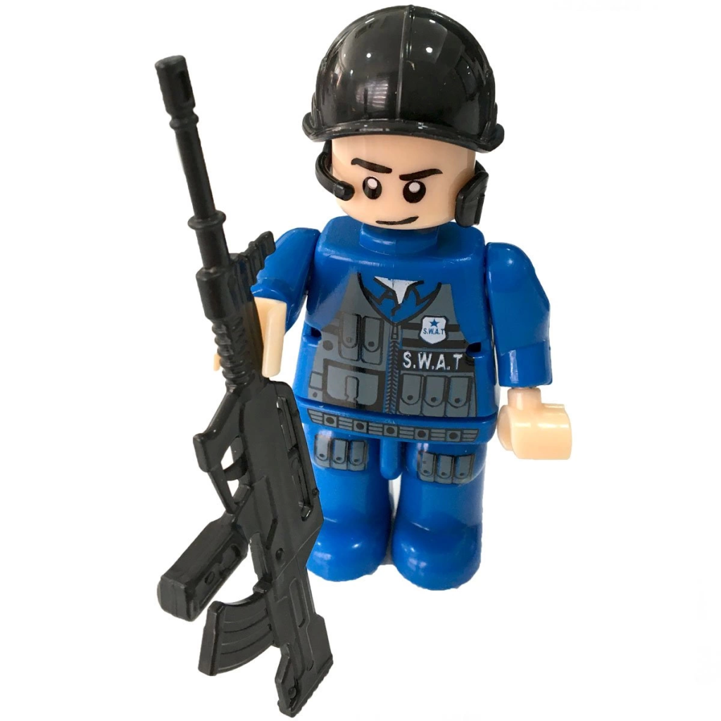 CLZ193 Nessiworld Özel Kuvvetler Mini Polis Lego Figür Seti