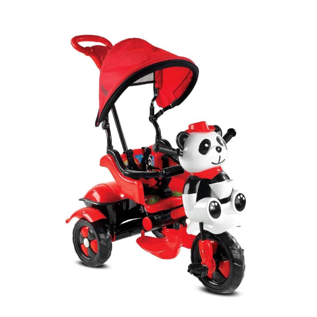 CLZ193 Nessiworld  Hope  Panda Bebek Bisikleti Kırmızı Siyah