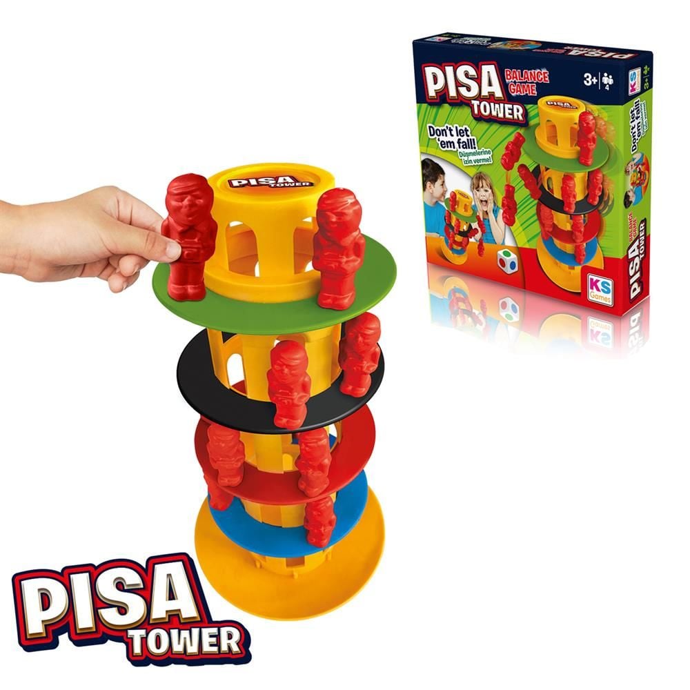 CLZ193 Ks   Pisa Tower Eğitici Kutu Oyunu