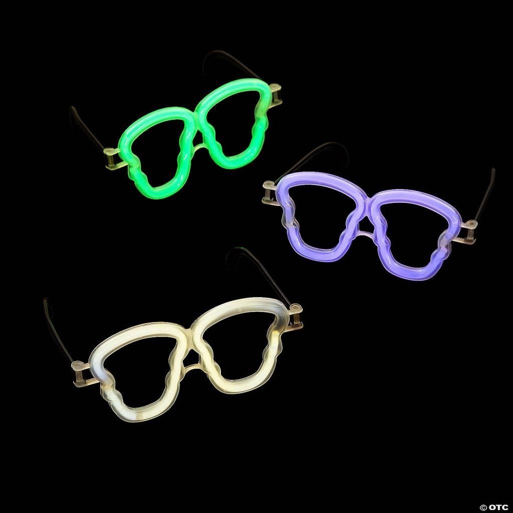 CLZ193 Glow Partisi Fosforlu Gözlükler 6 Renk 6 Adet