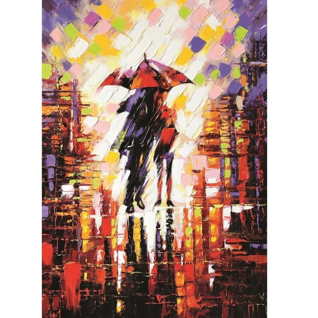 CLZ193 5090/ART Art Puzzle, Şemsiye Altındaki Aşk 500 Parça Puzzle