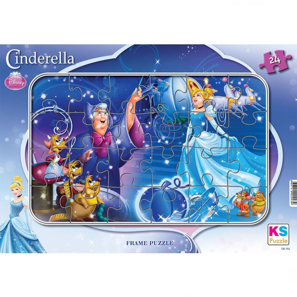 CLZ193 Nessiworld Cinderella 24 Parça Frame Puzzle