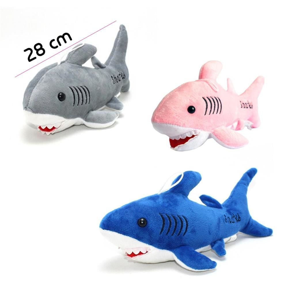 CLZ193  Shark Şarkılı Köpek Balığı Peluş Oyuncak 28 cm