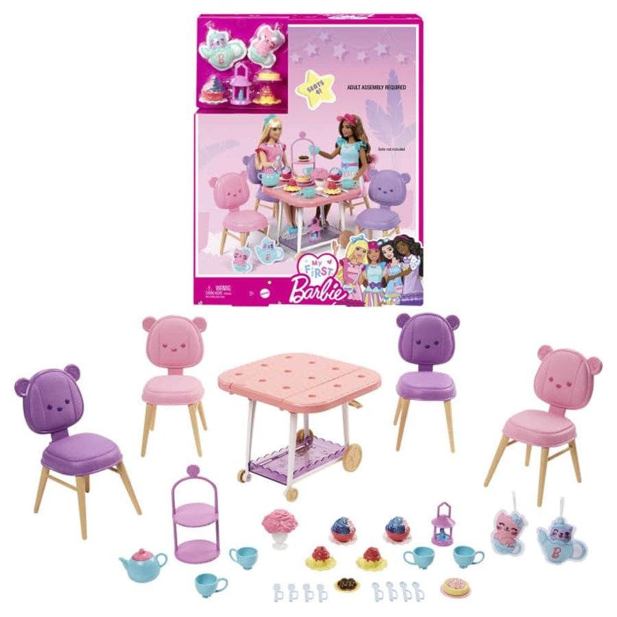 CLZ193 İlk Barbie Bebeğim Çay Partisi Oyun Seti