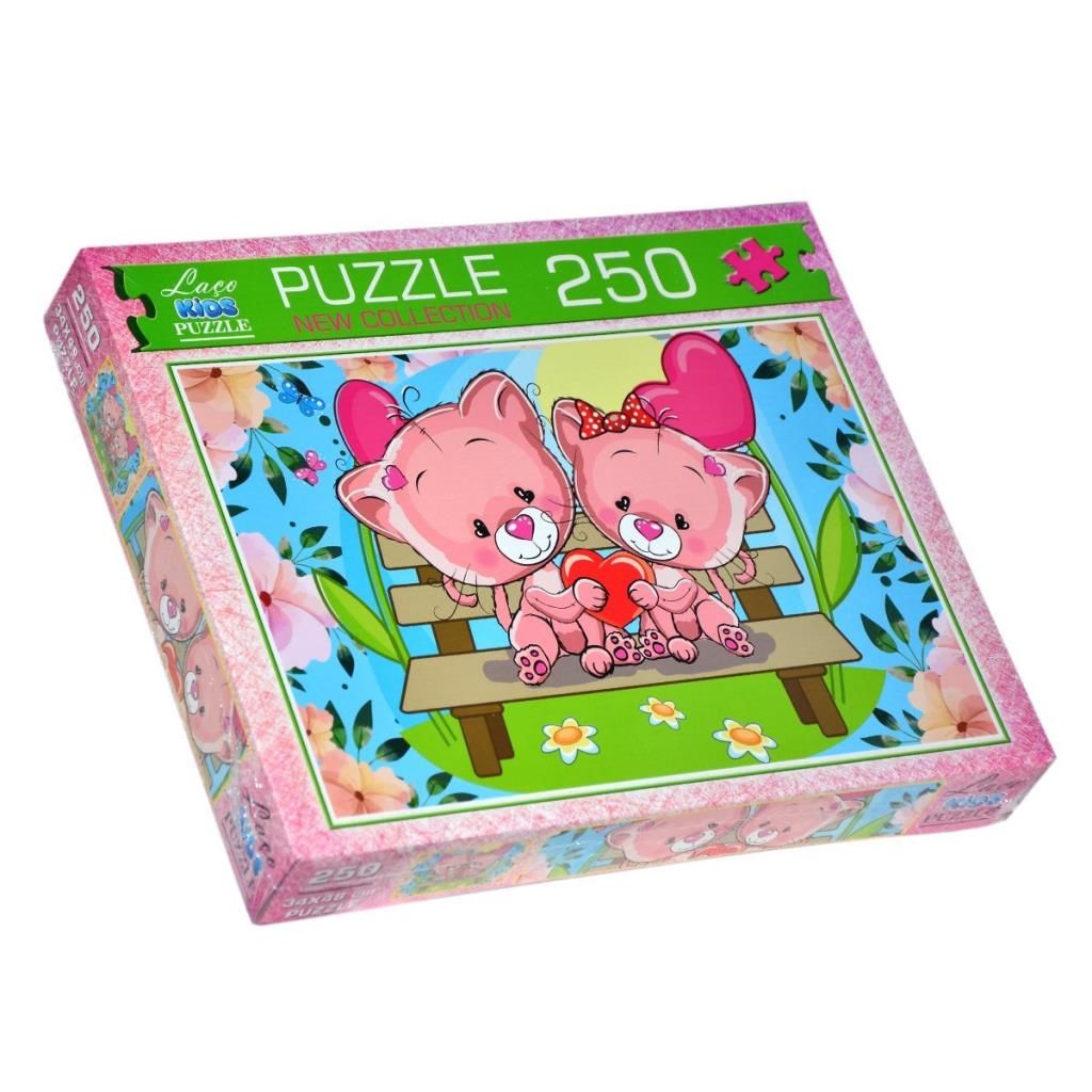 CLZ193 7196 Laço Kids Pembe Ayıcıklar 250 Parça Puzzle
