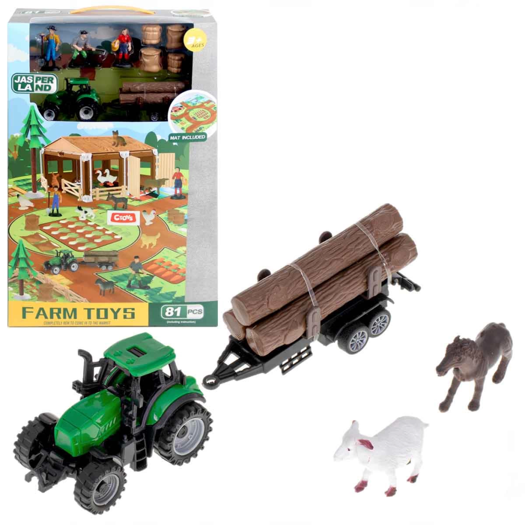 CLZ193 Nessiworld Farm Toys 81 Parça Çiftlik Hayvanları Seti