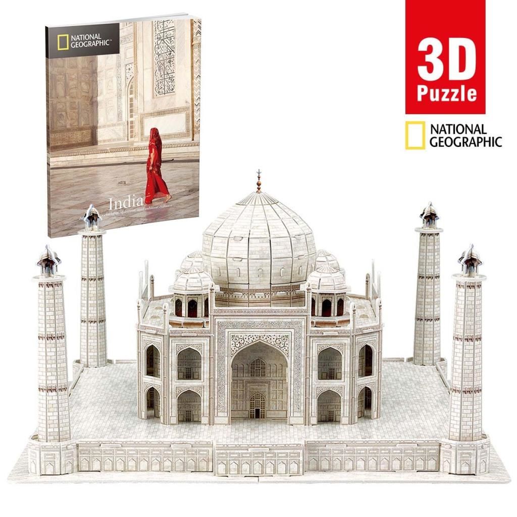 CLZ193 Nessiworld National Geographic 87 Parça 3D Puzzle Taj Mahal