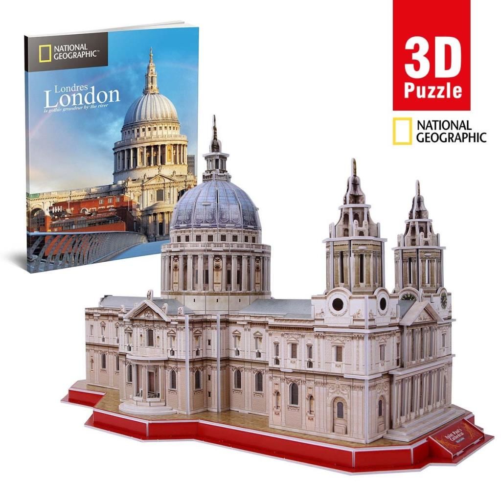 CLZ193 Nessiworld National Geographic 107 Parça 3D Puzzle Aziz Paul Katedrali