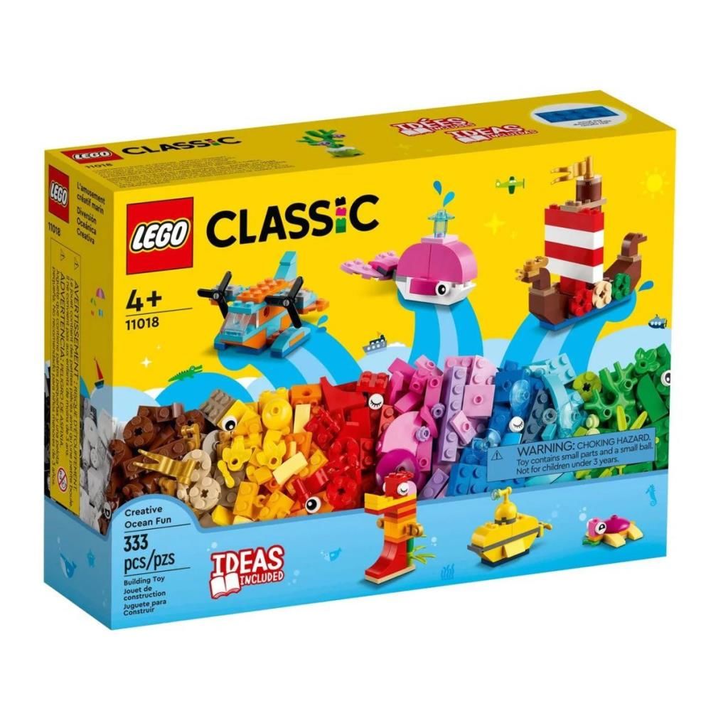 CLZ193 11018 Lego Classic Yaratıcı Okyanus Eğlencesi, 333 parça +4 yaş