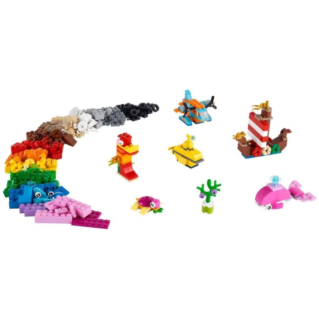 CLZ193 11018 Lego Classic Yaratıcı Okyanus Eğlencesi, 333 parça +4 yaş