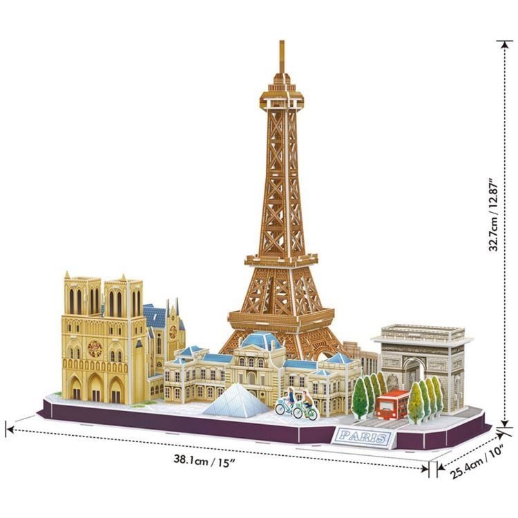 CLZ193 Nessiworld  Line Paris 3D Puzzle 114 Parça