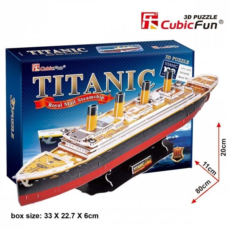CLZ193 Nessiworld Titanik Büyük 3D Puzzle