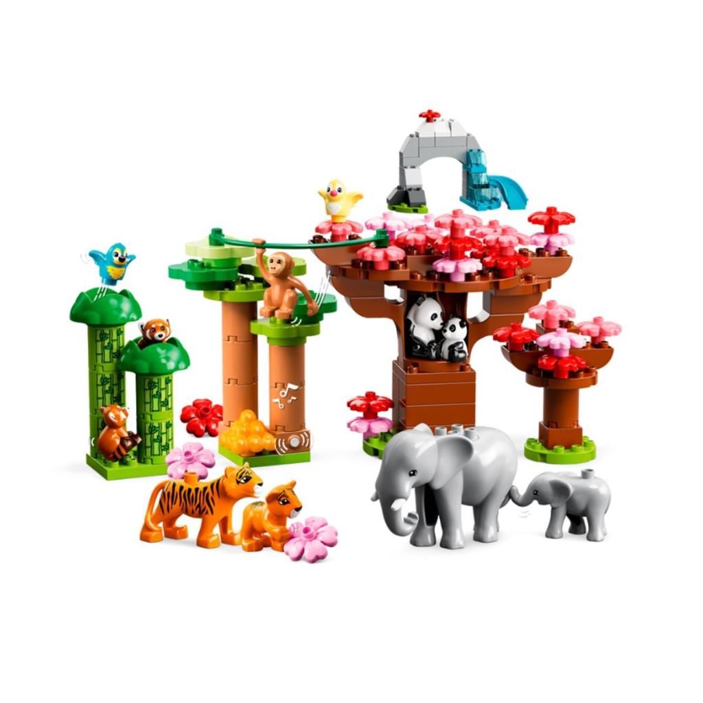 CLZ193 10974 Lego Duplo - Vahşi Asya Hayvanları, 117 parça +2 yaş