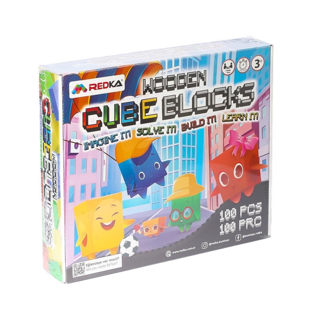 CLZ193 5642 Wooden Cubes Blocks -