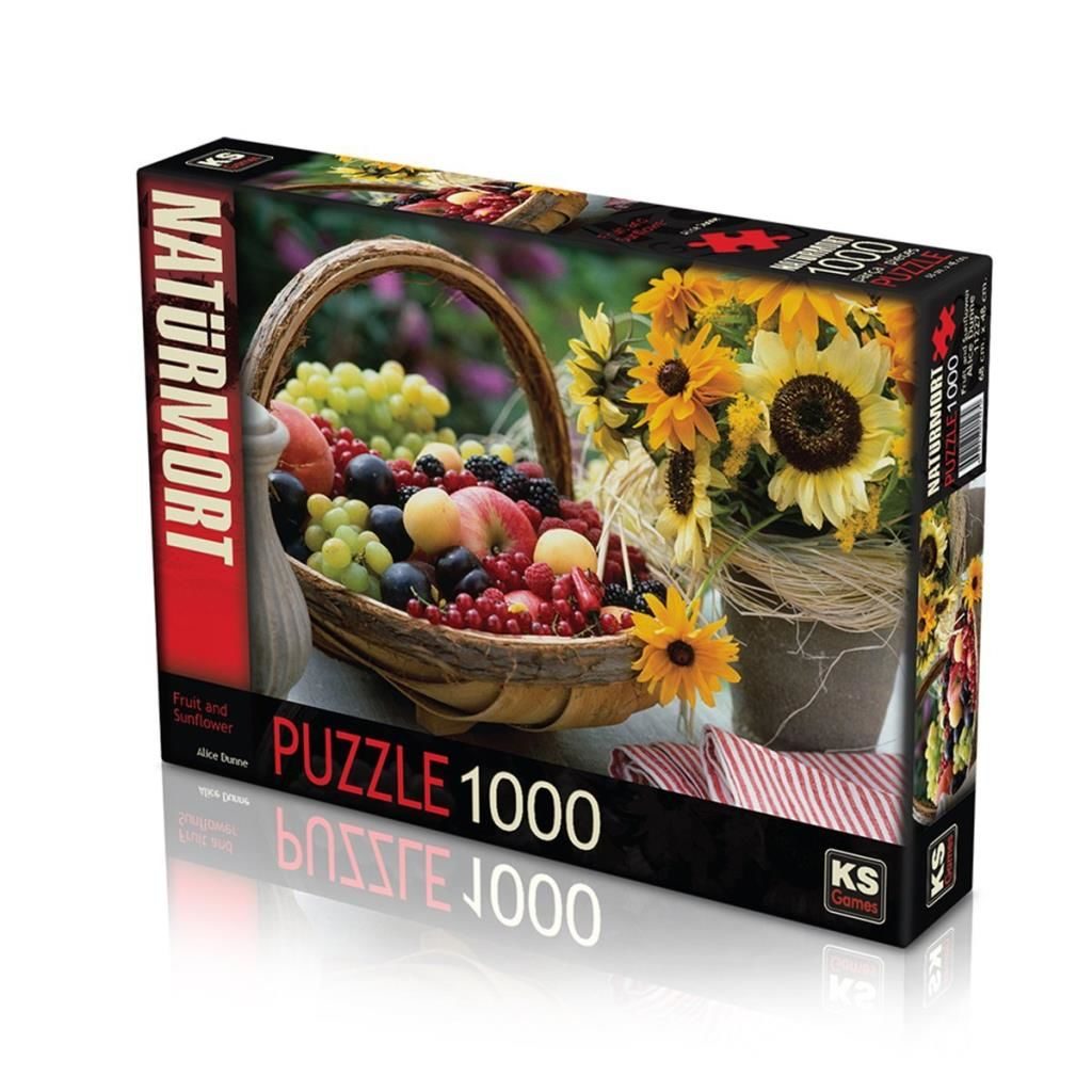 CLZ193 11227 Meyve ve Ayçiçeği 1000 Parça Puzzle -KS Puzzle