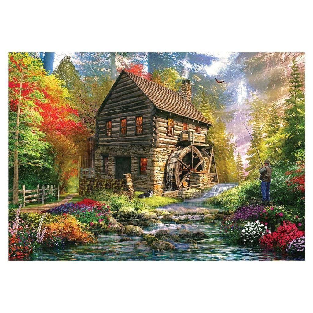 CLZ193 Nessiworld KS Mill Cottage 2000 Parça Puzzle