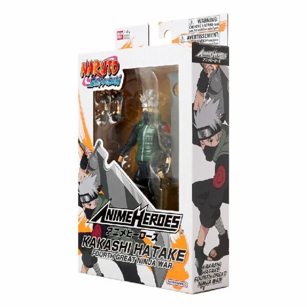CLZ193 36963 Anime Heroes Naruto 6 cm Figür - Hatake Kakashi 4 Büyük Ninja Savaşı