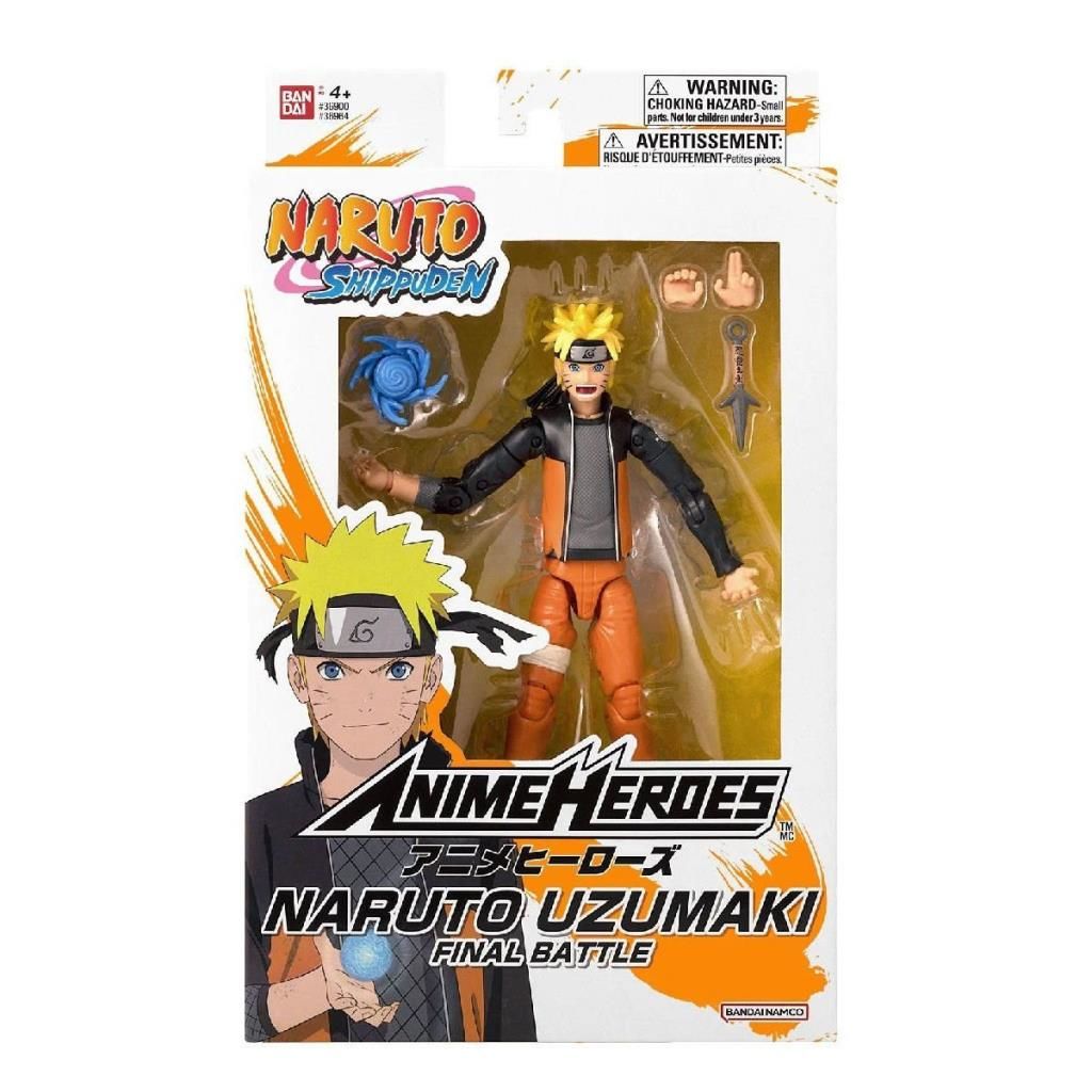 CLZ193 36964 Anime Heroes Naruto 16 cm Figür - Naruto Uzumaki Son Savaş