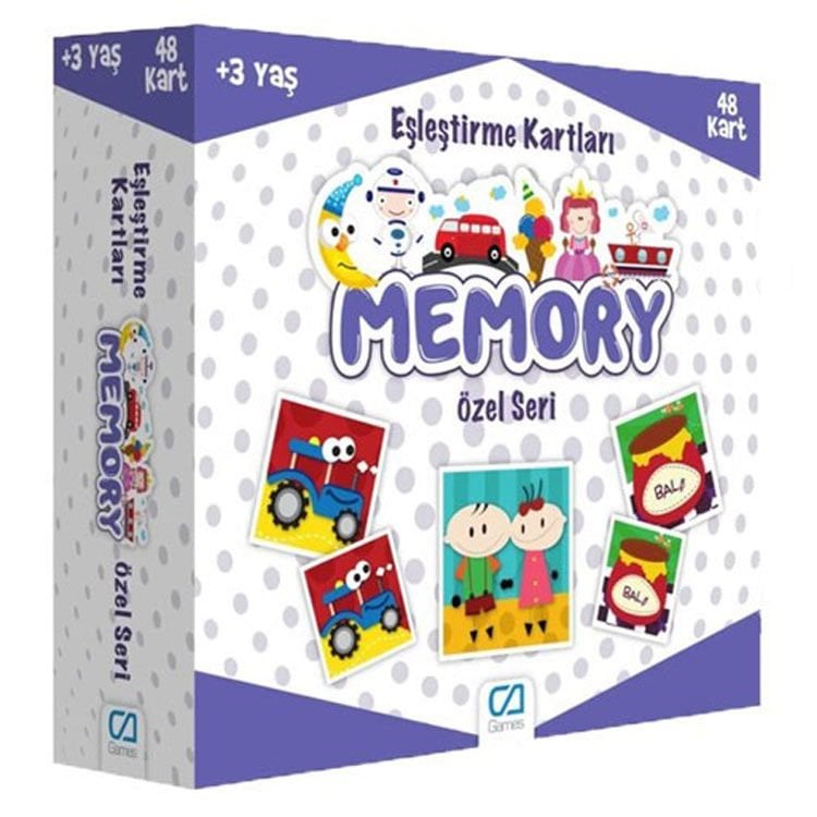 CLZ193  Memory Eşleştirme Kartları Özel Seri 48 Kart 5039
