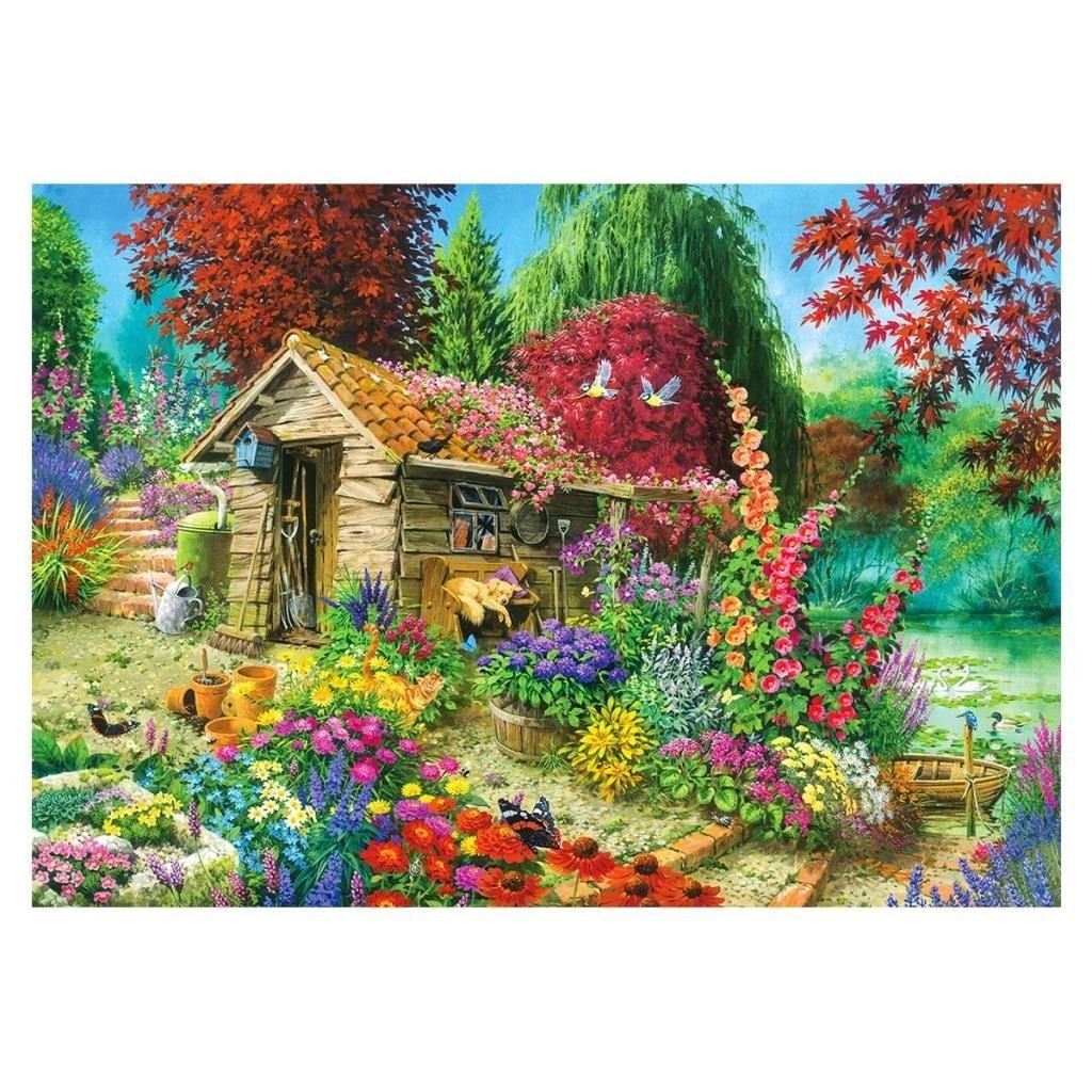CLZ193 Nessiworld KS The Garden Shed 1500 Parça Puzzle