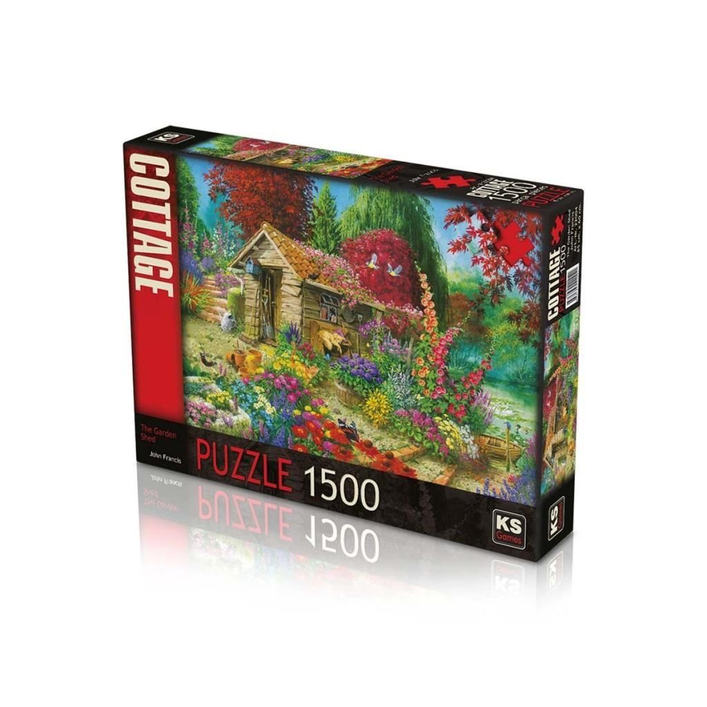 CLZ193 Nessiworld KS The Garden Shed 1500 Parça Puzzle