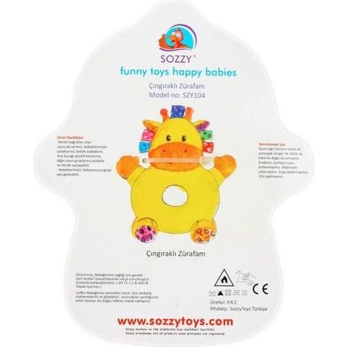 CLZ193 Sozzy Toys Çıngıraklı Zürafam SZY104