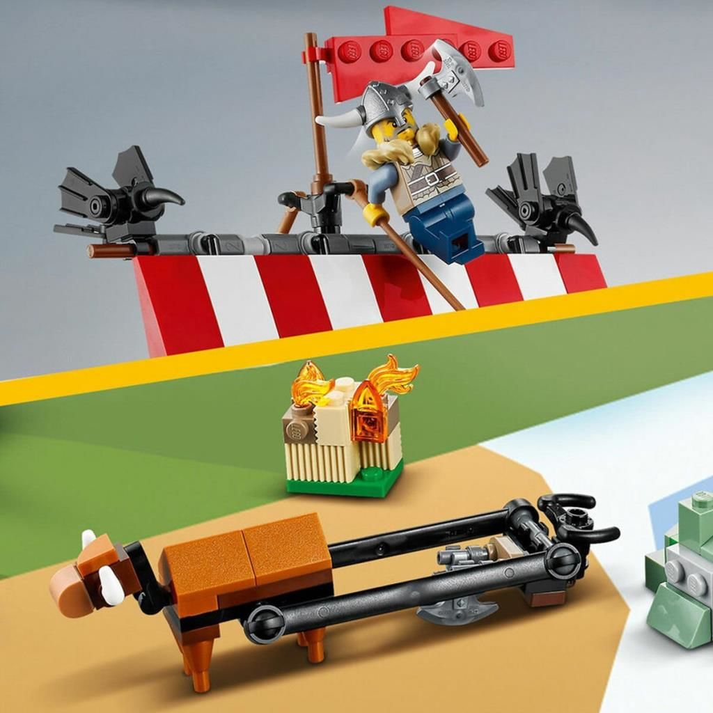 CLZ193 31132 Lego Creator 3in1 - Viking Gemisi ve Midgard Yılanı 1192 parça +9 yaş