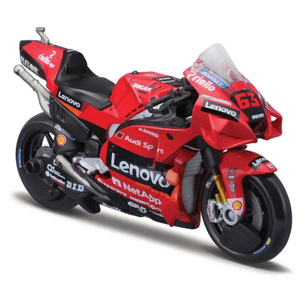 CLZ193 Nessiworld Maisto 1:18 Ducati Lenovo Team 2021 Model Motosiklet