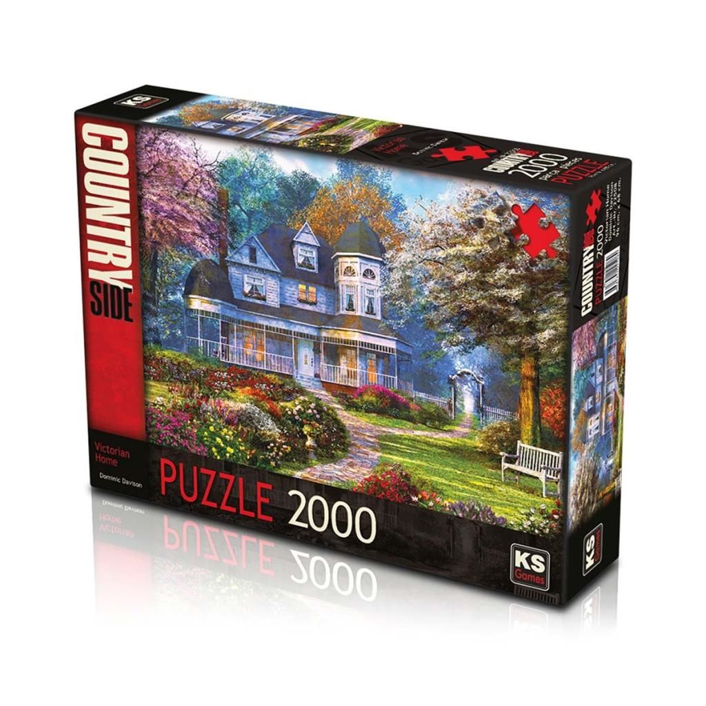 CLZ193 Nessiworld KS Victorian Home 2000 Parça Puzzle