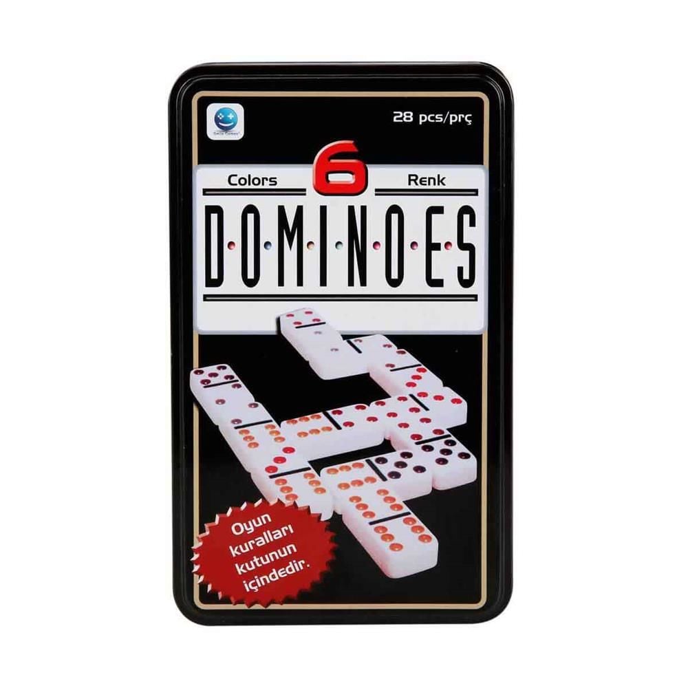 CLZ193 Domino Oyunu 28 li Renkli Taşlar S00001352