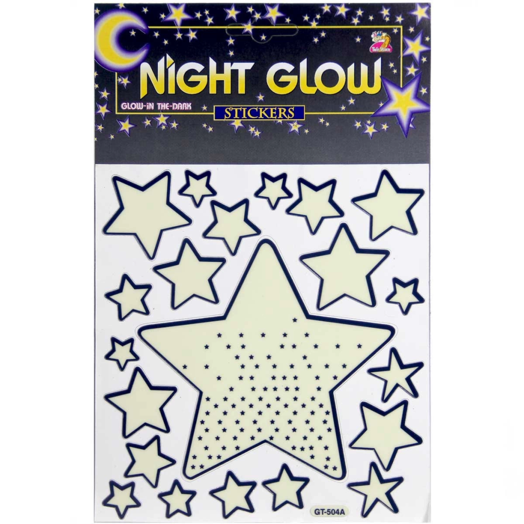 CLZ193 Nessiworld Night Glow Gece Karanlıkta Parlayan Yıldız Sticker
