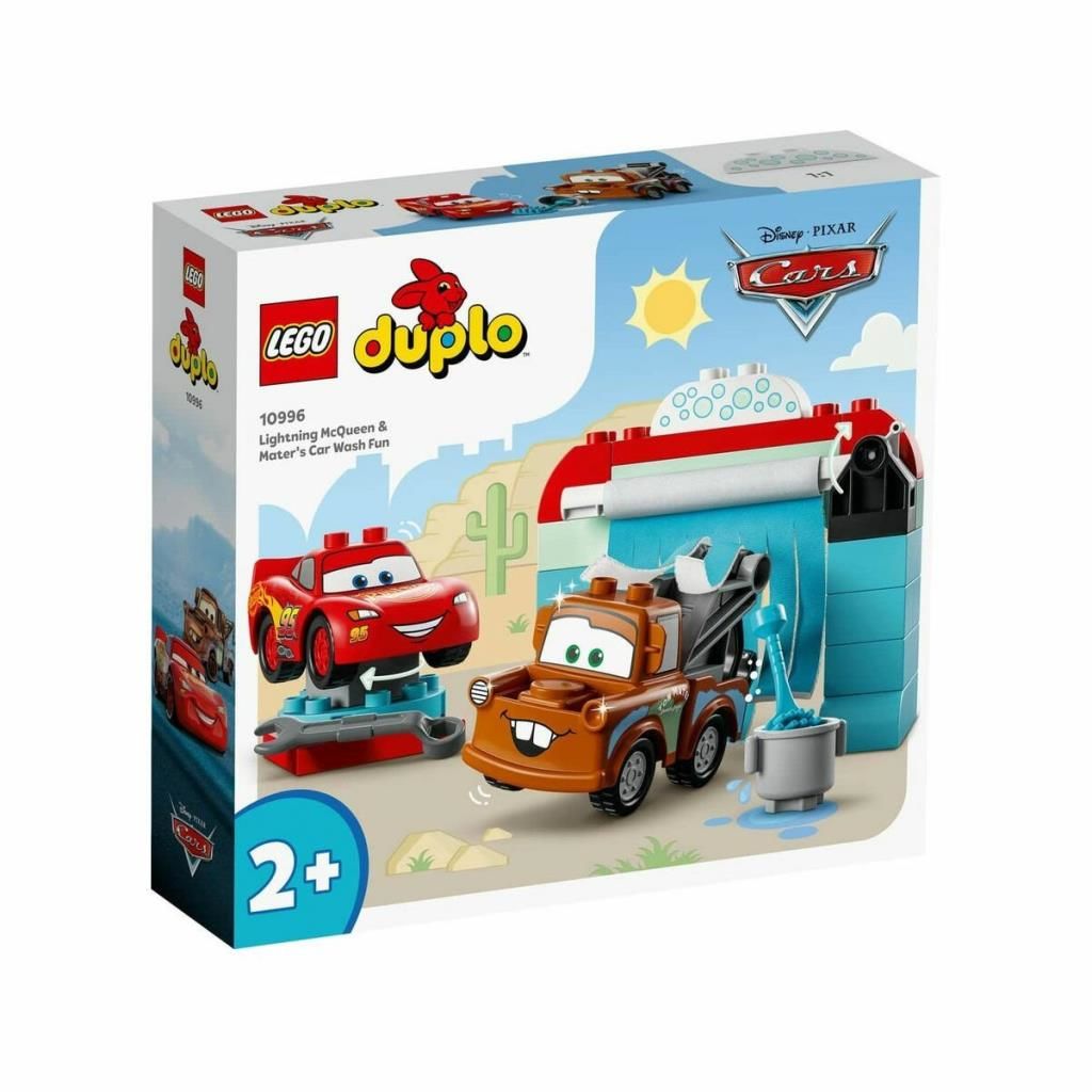 CLZ193 10996 Lego Duplo Şimşek McQueen ve Materin Oto Yıkama Eğlencesi  29 parça +2 yaş