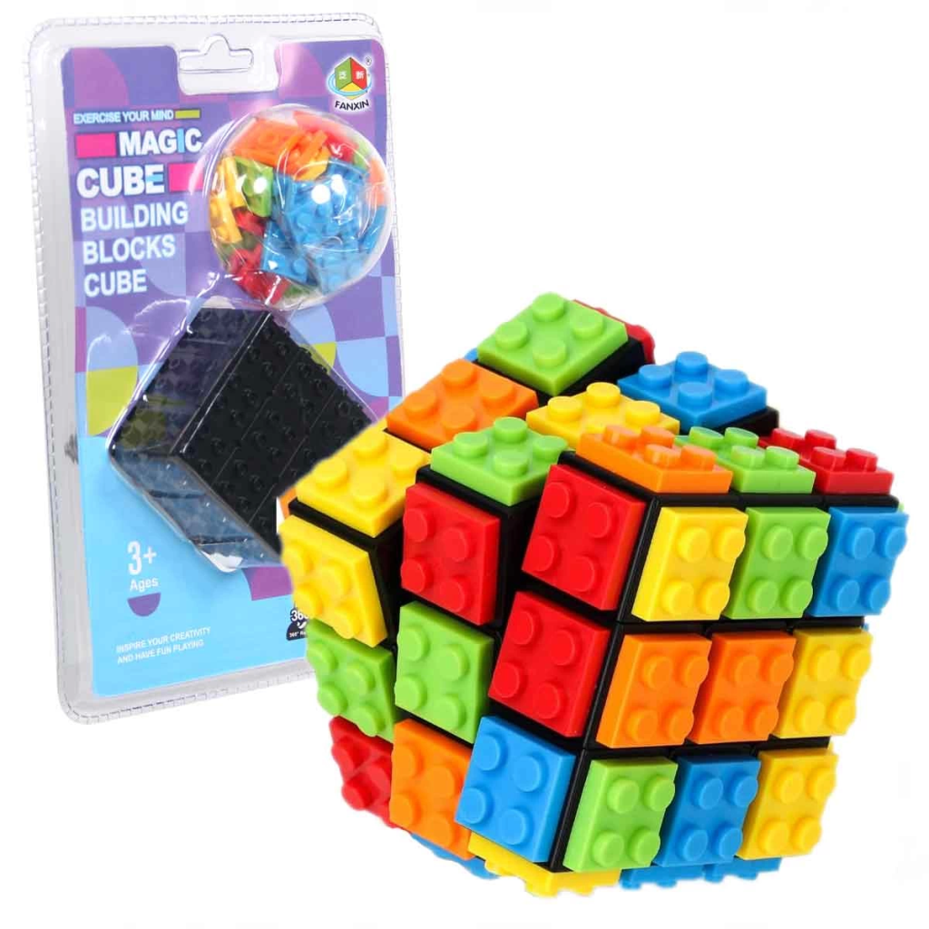 CLZ193 Nessiworld Magic Cube Lego Parçalı Eğitici Sabır Küpü