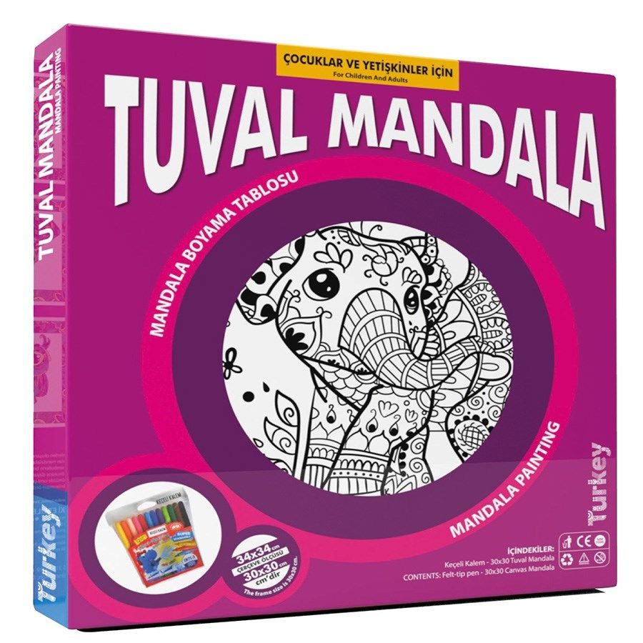 CLZ193  Tuval Mandala