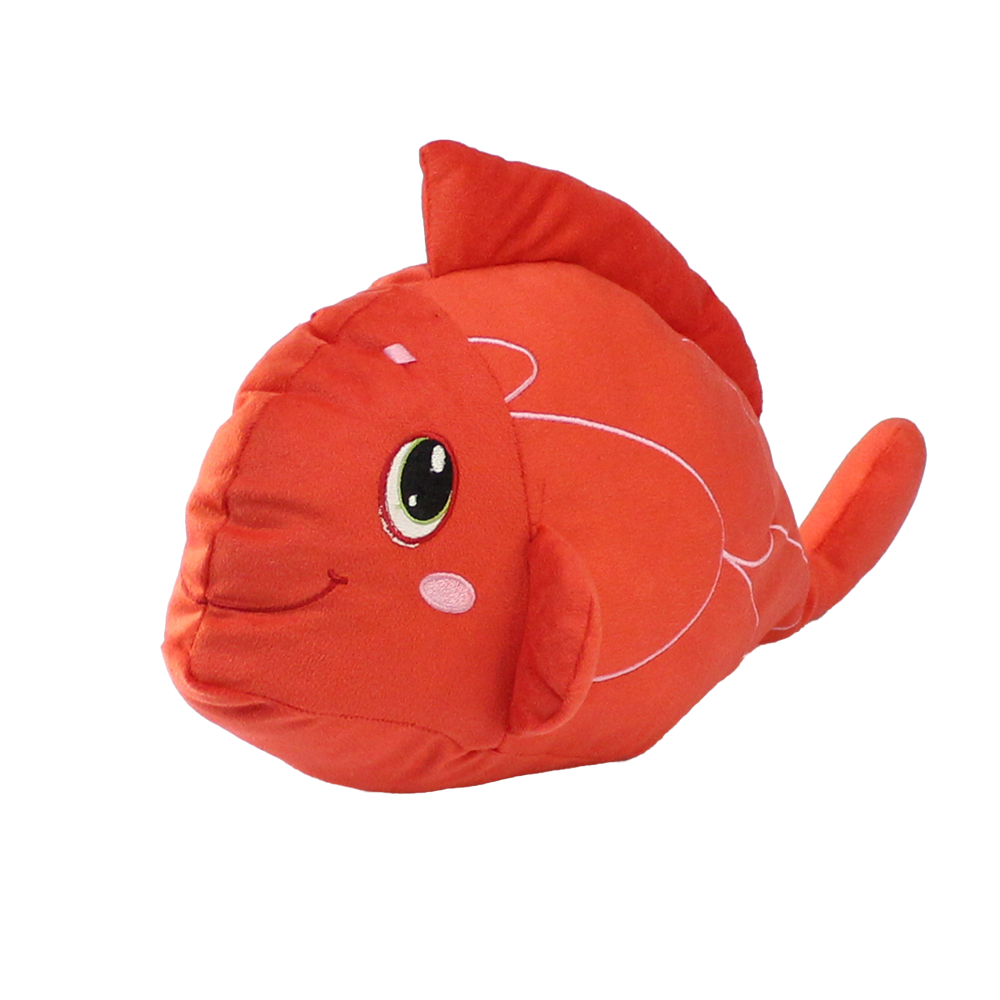 CLZ193 Sesli Kırmızı Balık Peluş Oyuncak 40 cm