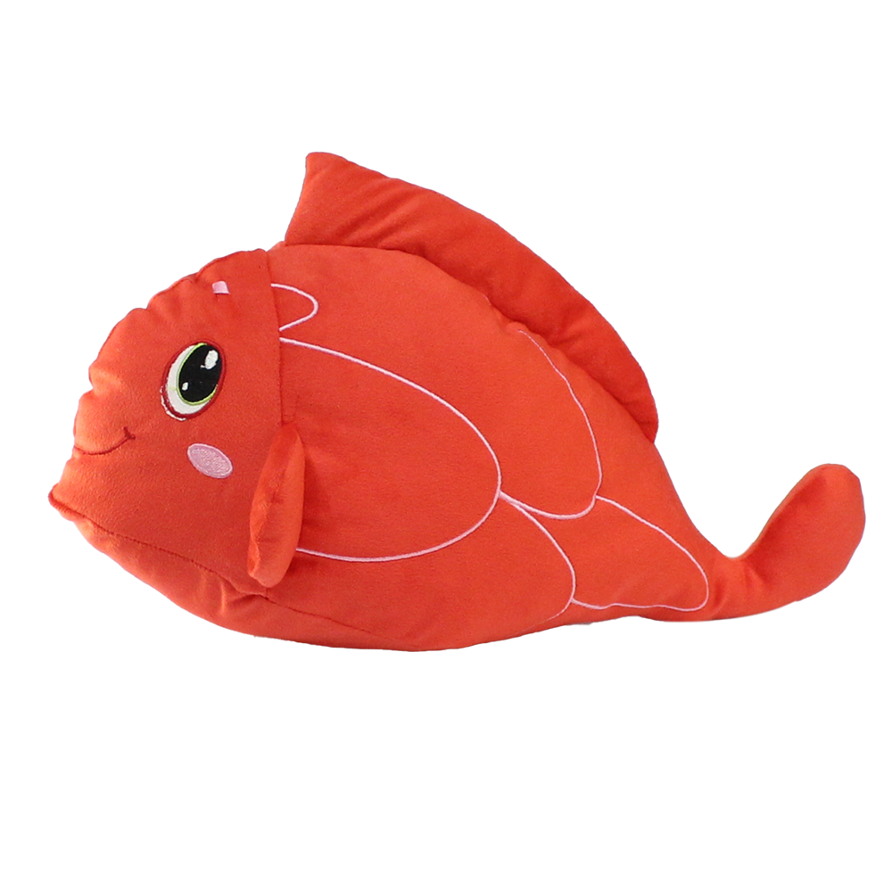 CLZ193 Sesli Kırmızı Balık Peluş Oyuncak 40 cm