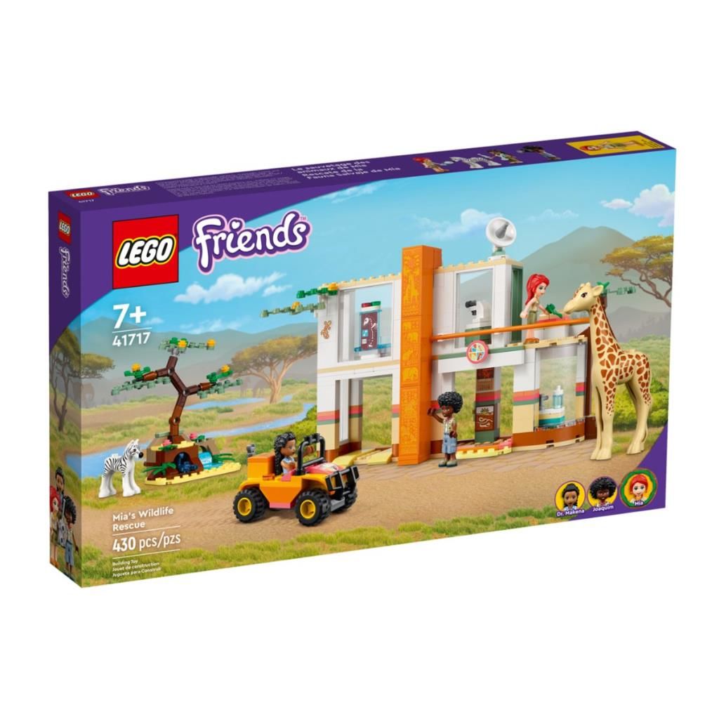 CLZ193 41717 Lego  - Mianın Vahşi Hayvan Kurtarma Merkezi, 430 parça +7 yaş