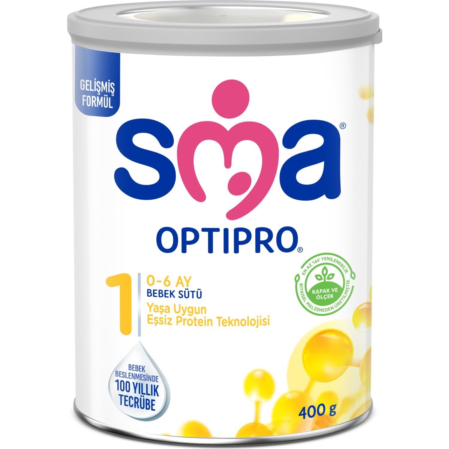 CLZ193 SMA Optipro Probiyotik 1 Bebek Devam Sütü 0-6 Ay 400gr