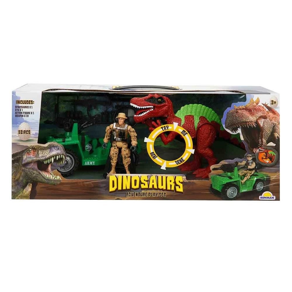 CLZ193 Dinosaurs Dinozor Yakalayıcı Oyun Seti 13 Parça