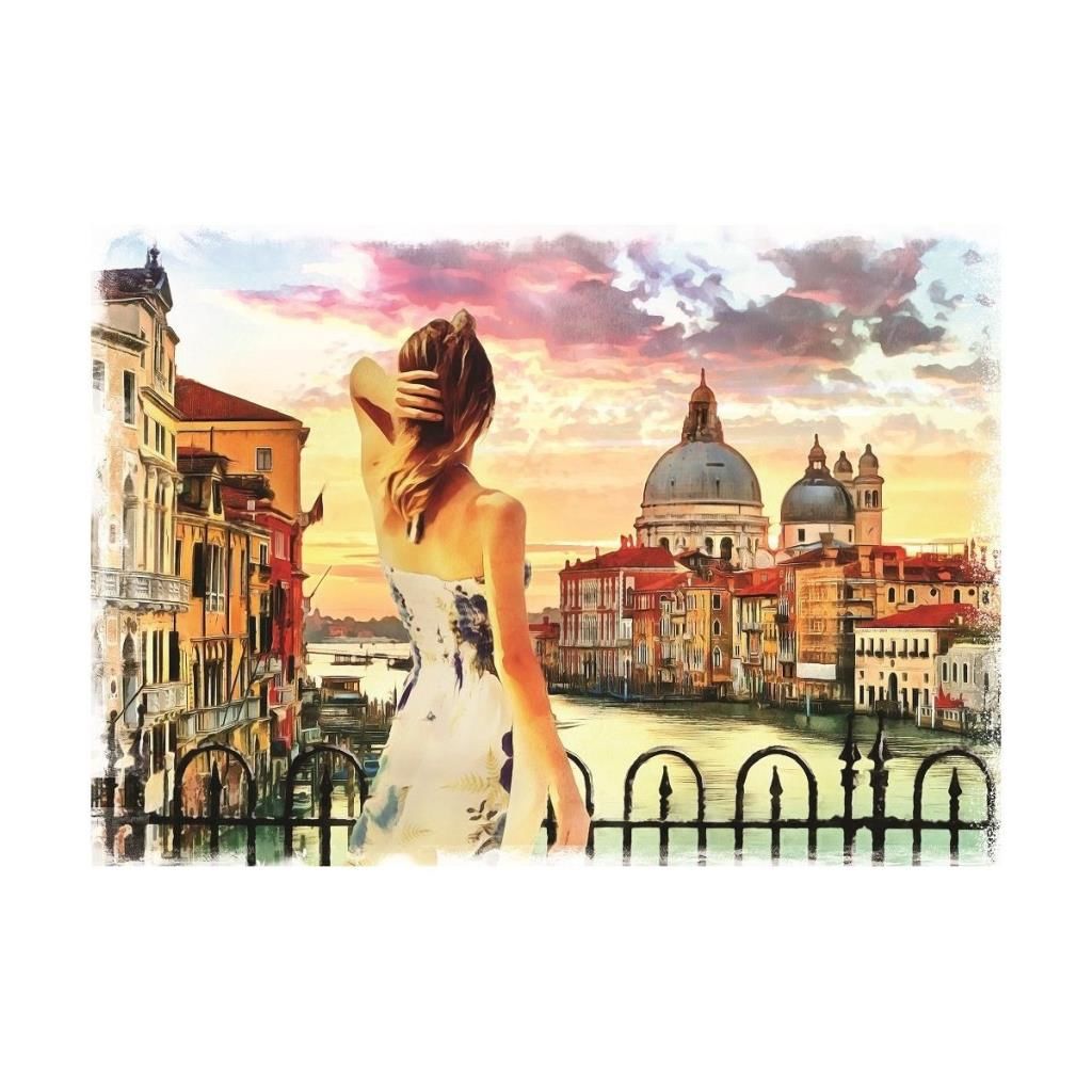 CLZ193 5381/ART  Art Puzzle, Venedik'e Bakış 1500 Parça Puzzle